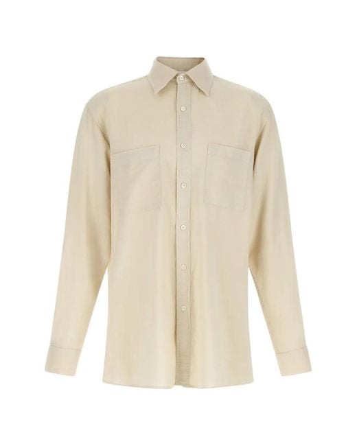 Cellar Door White Paul Button-Down Shirt for men