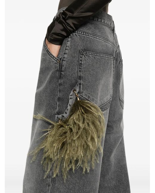 DARKPARK Gray Lisa Raw-Cut Jeans
