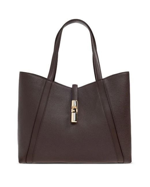 Furla Brown Große Tote Bag aus Leder