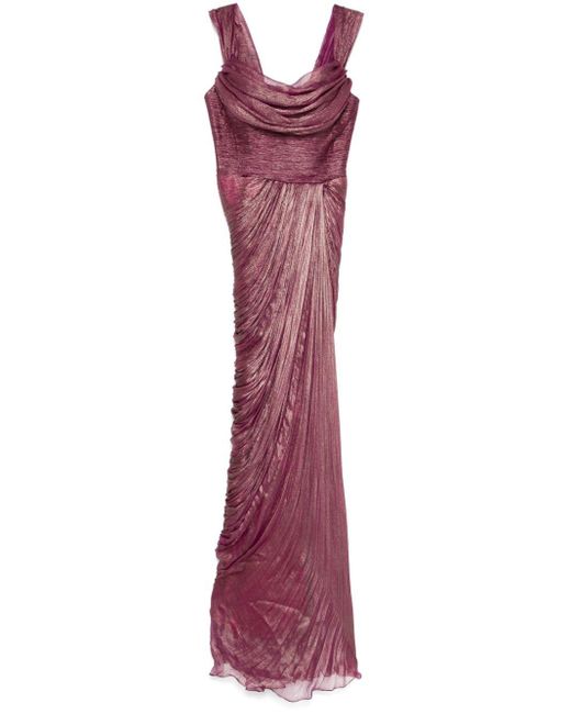 IRIS SERBAN Purple Layali Gown