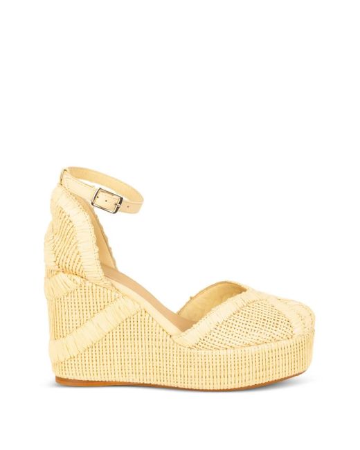 Castaner Natural Charmie Heeled Espadrilles