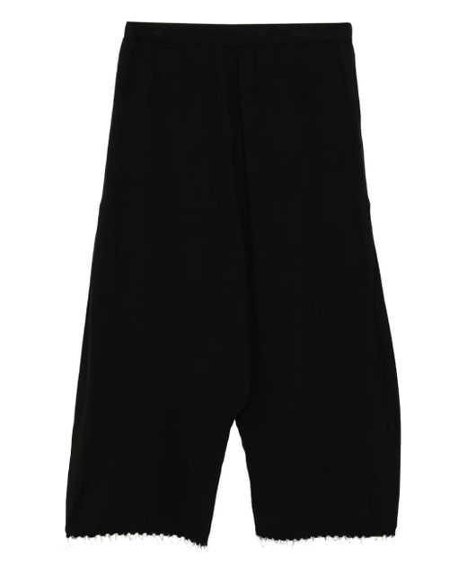 Rundholz Black Side-Pleated Trousers