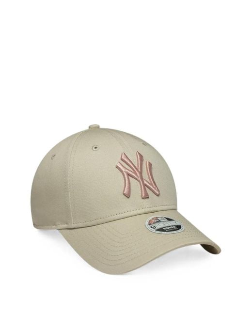 KTZ Natural Yankees Mlb 9Forty Embroidered Cap