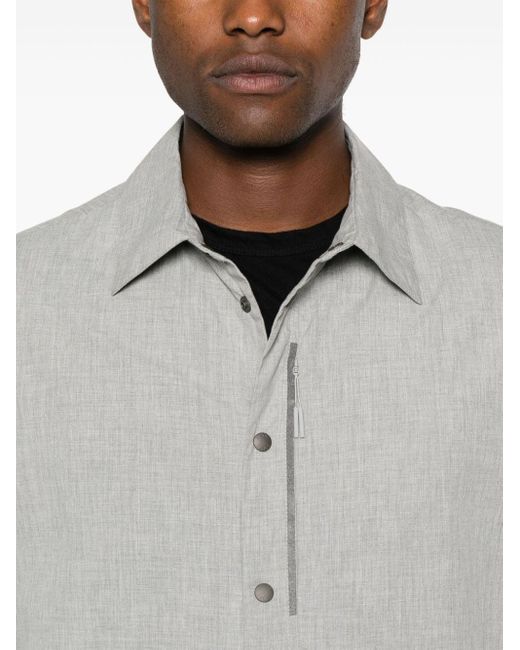 Sease Gray New Gate Cotton Shirt for men