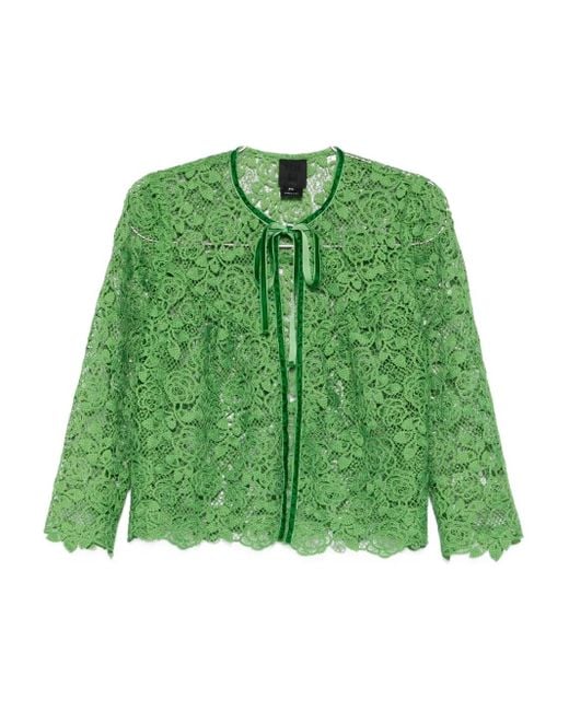 Veste Courte En Crochet Anna Sui en coloris Green