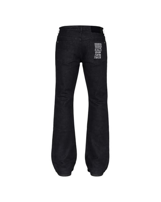 Ksubi Black Bronko Stud-Detail Jeans for men