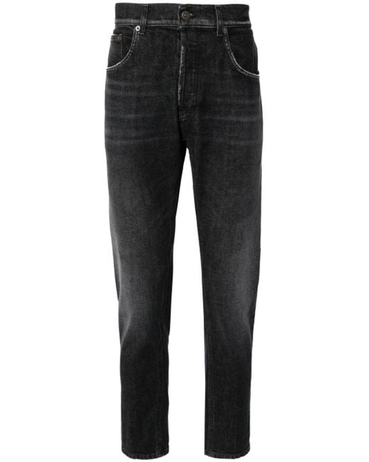 Jeans Dian slim di Dondup in Black da Uomo
