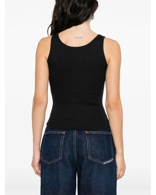 Amiri Black Trägershirt mit Stretchanteil