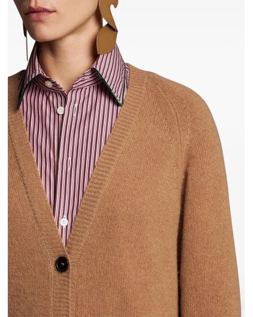 Etro Brown Cashmere Cardigan