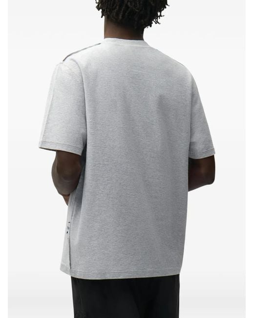 Arte' Gray Reversible T-Shirt for men