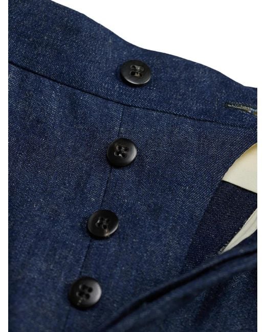 RRL Blue Belt-Loops Trousers for men