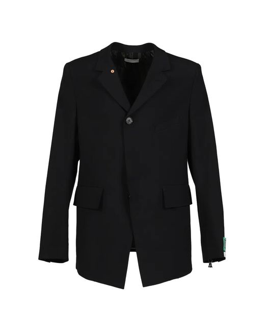 Bed J.w. Ford Black Button Single-Breasted Jacket for men