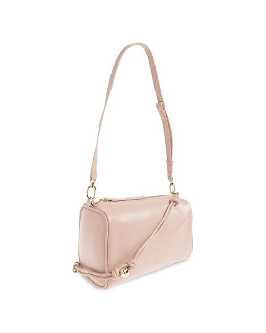 Furla Pink Talia Leather Shoulder Bag