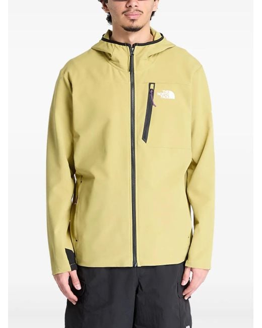 The North Face Yellow Logo-Print Jacket for men