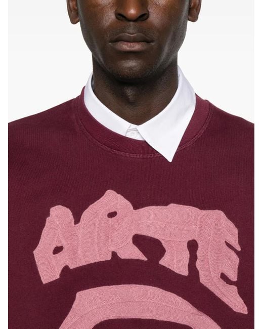 Arte' Embroidered-Eye Sweatshirt for men