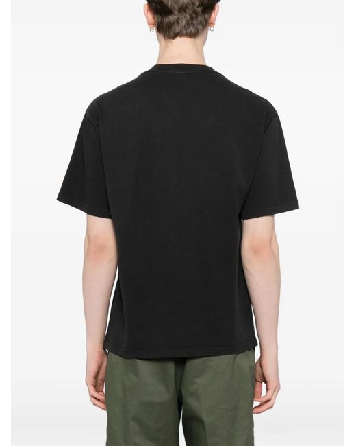 Melt Black Horse-Print T-Shirt for men