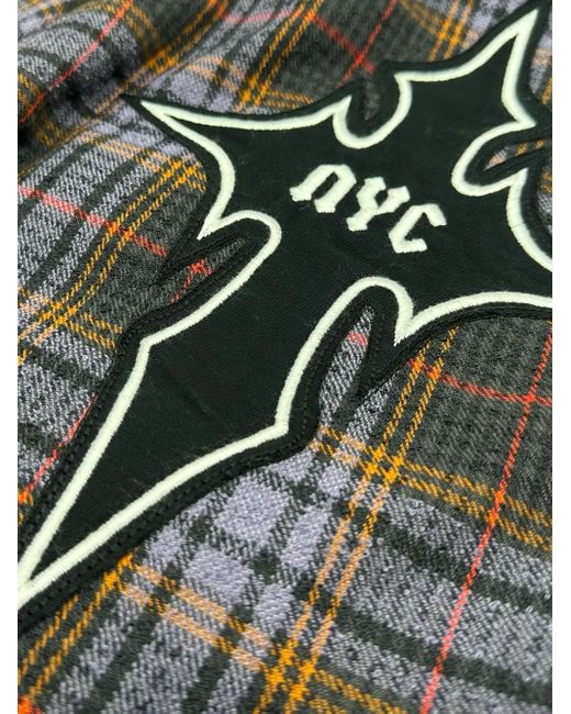 Haculla Black Praising Plaid Basketball Shorts for men