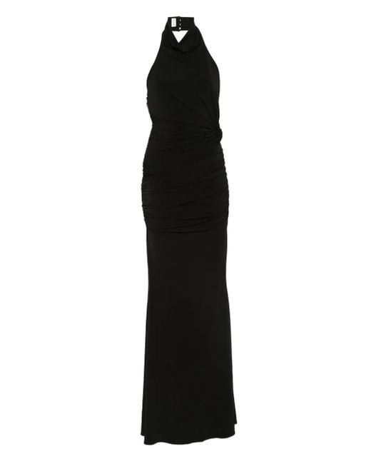 Abito Lungo Stella Con Scollo All'Americana di ANDAMANE in Black