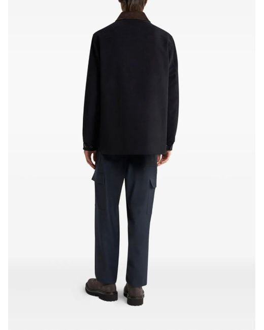 Etro Black Pegasus Jacket With Applique for men