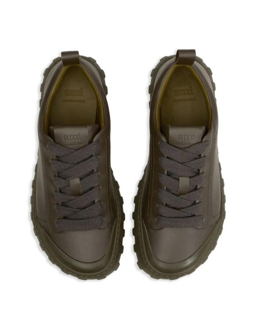 AMI Brown Tempo Sneakers