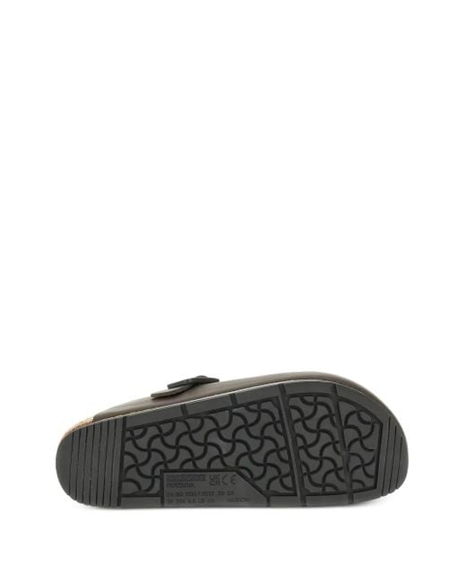 Clogs Boston Con Fibbia di Birkenstock in Gray da Uomo
