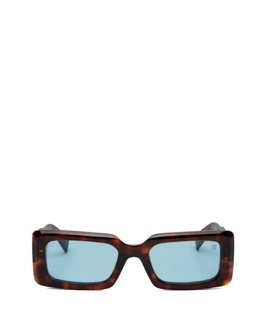 Balmain Blue Anthem-I Rectangle-Frame Sunglasses