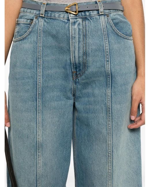 Haikure Blue Peace Wide-Leg Jeans