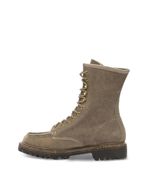 Visvim Brown Bottines En Cuir À Lacets for men