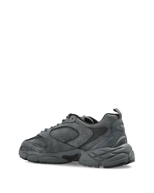 Lacoste Gray Storm 96 Logo-Appliqué Sneakers for men