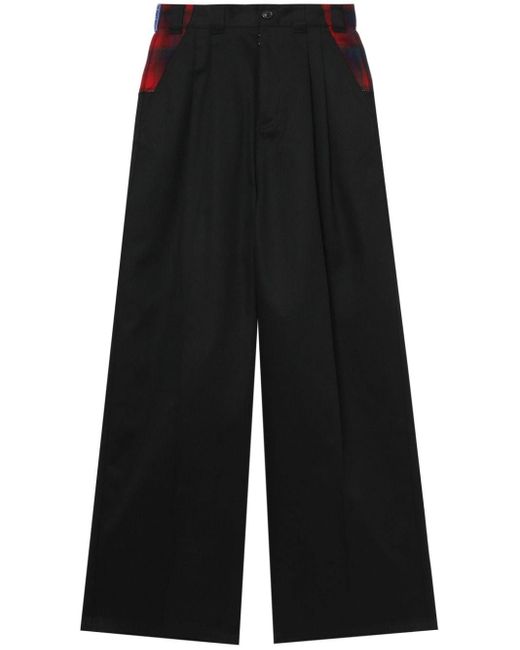 Pantalon ample à empiècements Maison Margiela en coloris Black