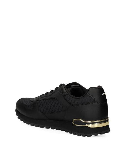 Boss Black Logo-Print Panelled Sneakers for men