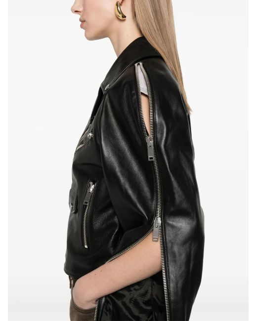 Halfboy Black Chiodo Biker Jacket