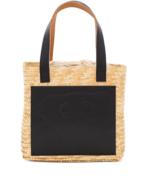 Plan C Black Mini Shopper Bag