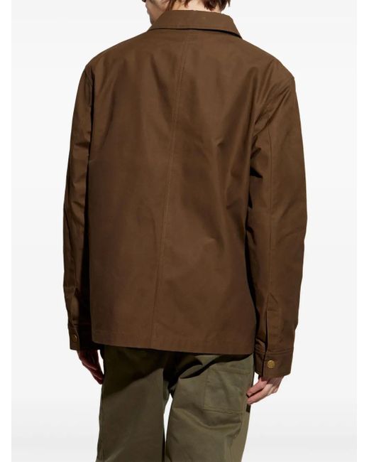 A.P.C. Brown Multiple Pockets Lightweight Jacket for men