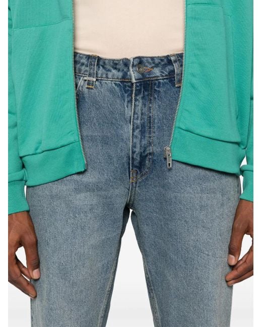 flâneur Blue Straight Jeans for men