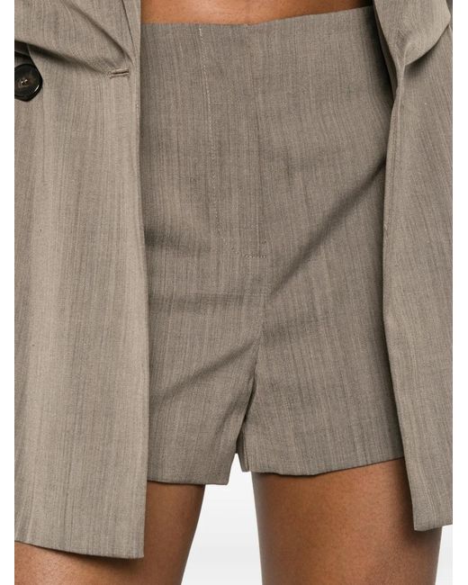 IRO Gestreepte Shorts in het Gray