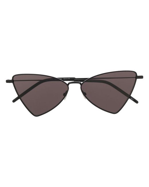 Saint Laurent Black Triangle Frame Sunglasses