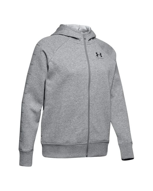 Under Armour Gray Zip-Up Hoodie