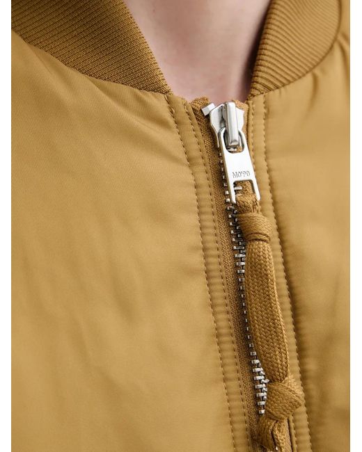 Marc O' Polo Natural Zip-Fastening Bomber Jacket