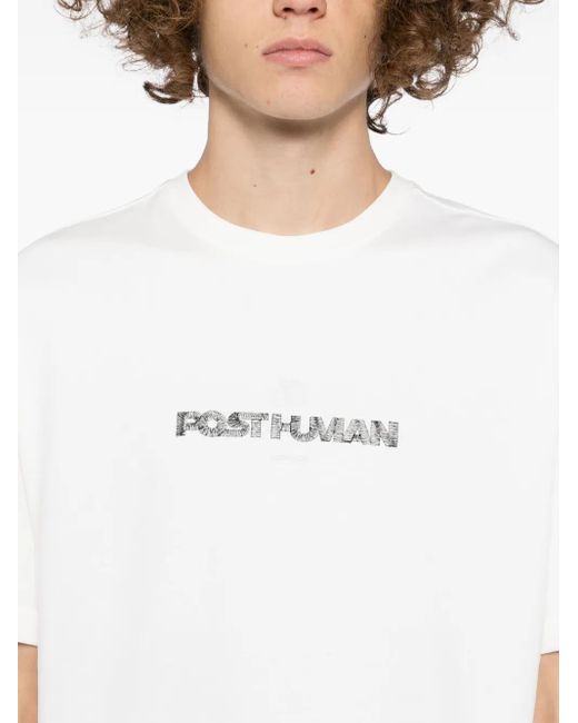 Adererror White Logo-Print T-Shirt for men