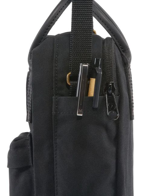 Fjallraven Black Top-Handle Logo-Patch Cross-Body Bag