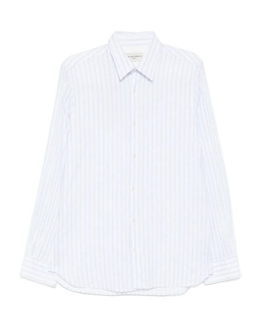 Officine Generale White Giacomo Shirt for men