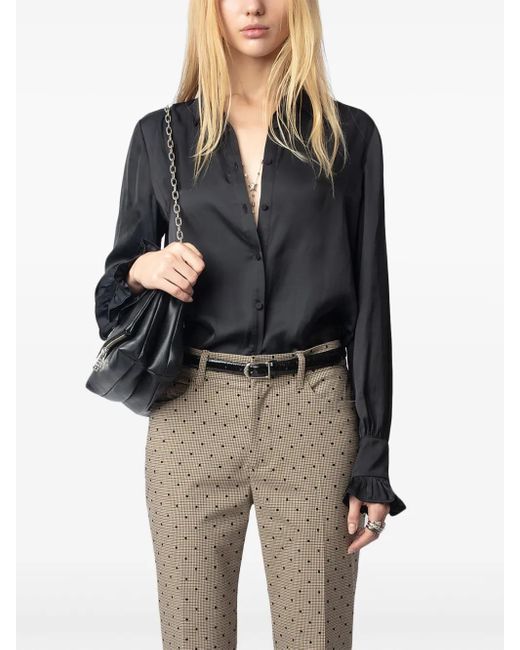 Zadig & Voltaire Blue Thely Blouse