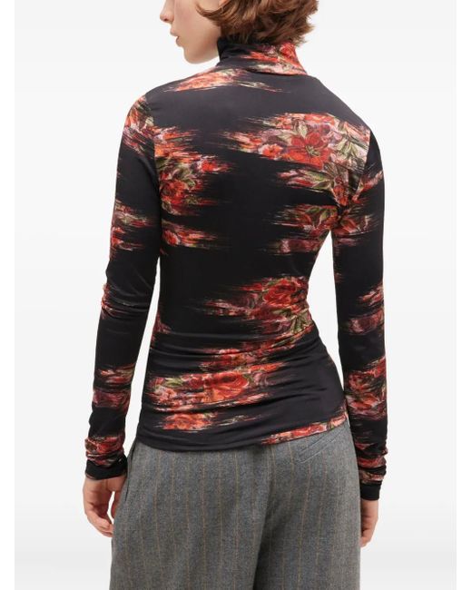 Ganni Black Polo Palmer