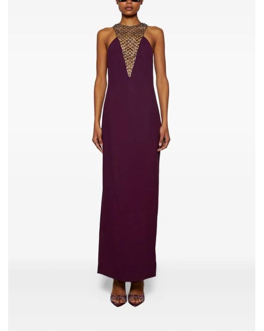 The Attico Purple Cady Dress