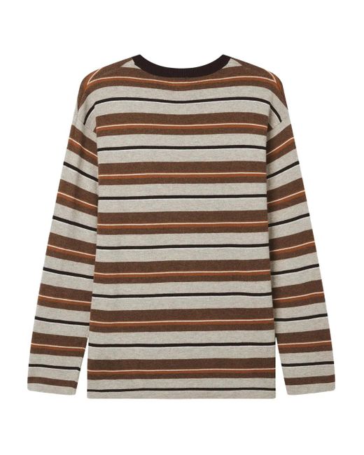 B+ AB Gray Striped Sweater