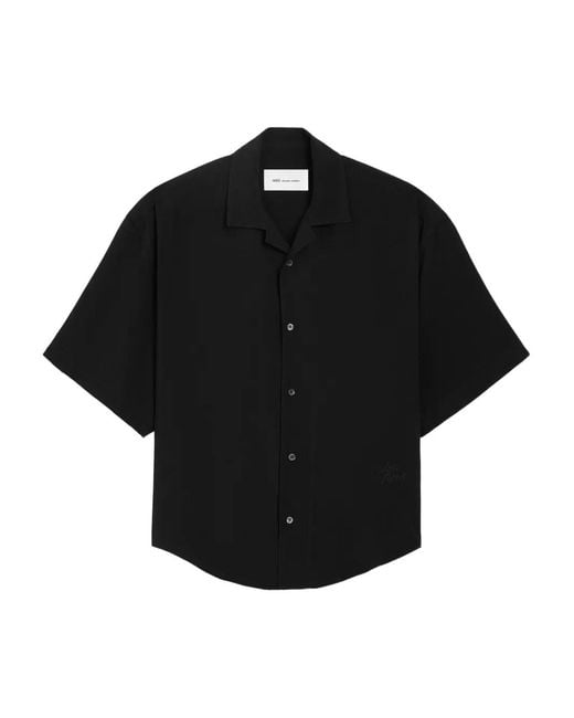 AMI Black Loose Shirt for men