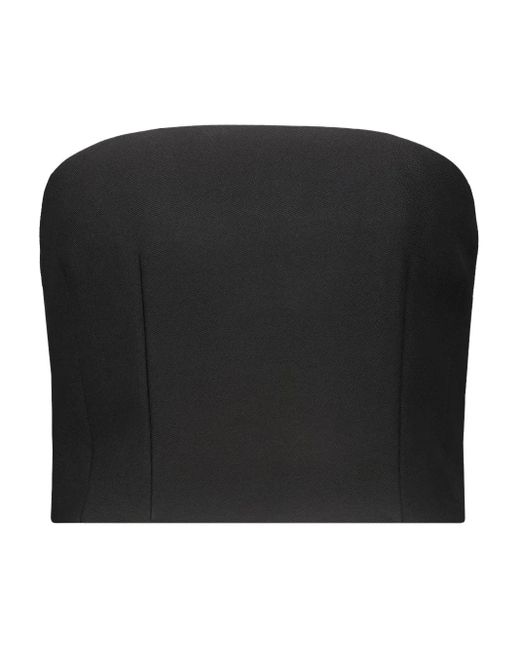 Wardrobe NYC Black Wool Corset