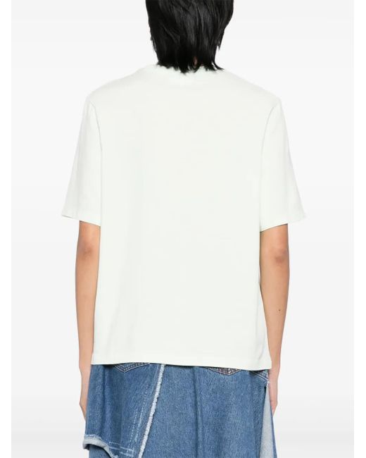 Maison Kitsuné White Handwriting Comfort Tee-Shirt Clothing