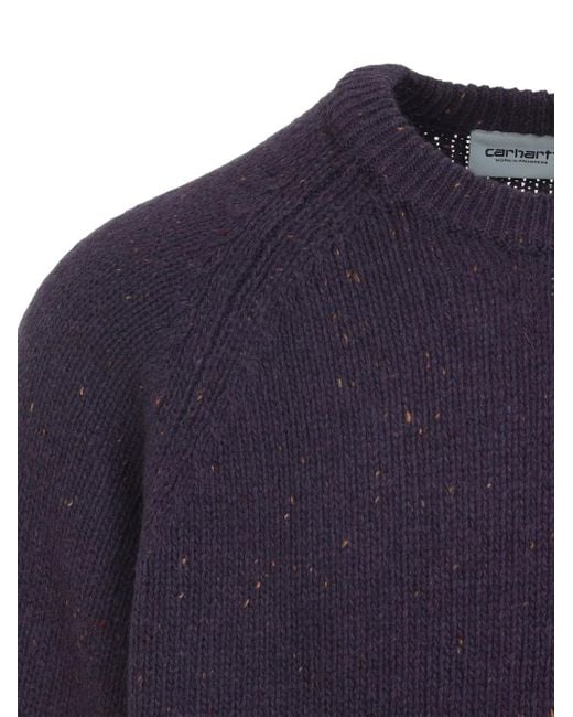 メンズ Carhartt ラグランスリーブ セーター Blue